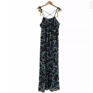 Hayden sleeveless floral maxi dress women’s size M spaghetti strep